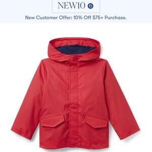 Classic Janie & Jack Rain Coat - NWT